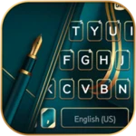 luxury business keyboard backg android application logo